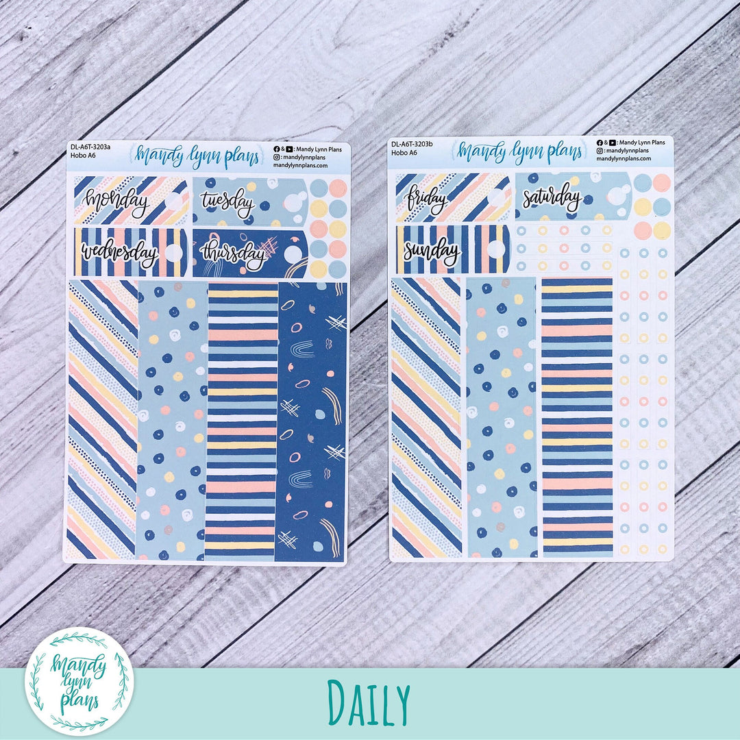 Hobonichi A6 Daily Kit || Pastel Abstract || DL-A6T-3203