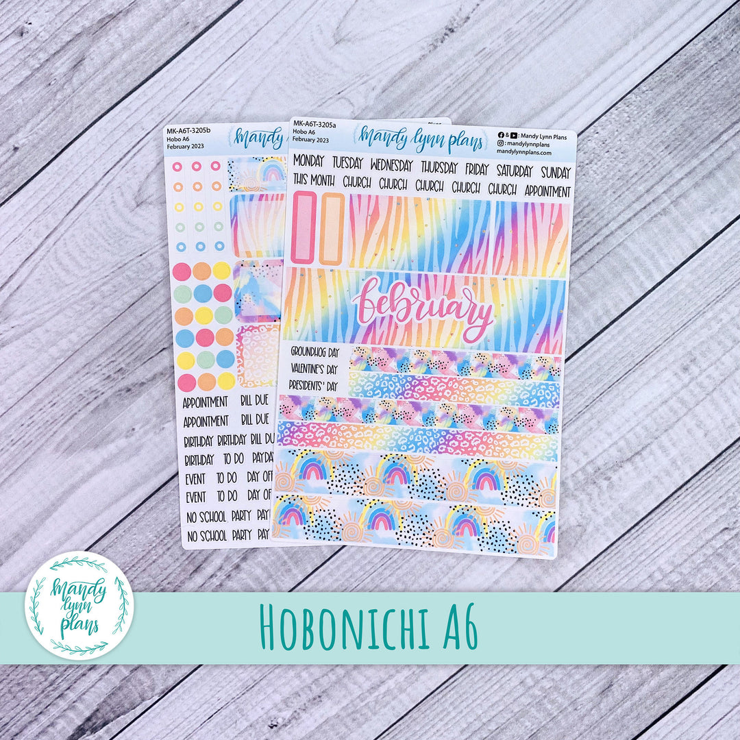 Hobonichi A6 February 2023 Monthly Kit || Kaleidoscope || MK-A6T-3205