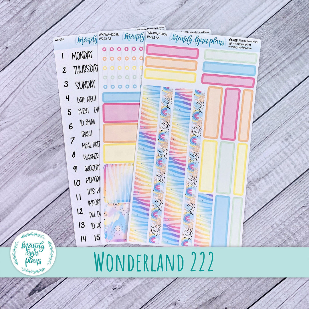 2024  Wonderland 222 Weekly Kit || Kaleidoscope || 205