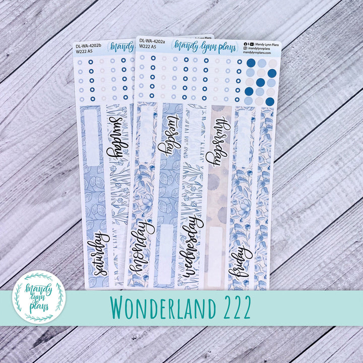 2024  Wonderland 222 Daily Kit || Blue Blooms || 202