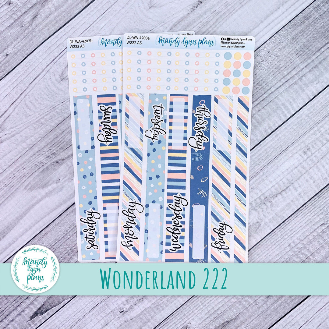 Wonderland 222 Daily Kit || Pastel Abstract || 203