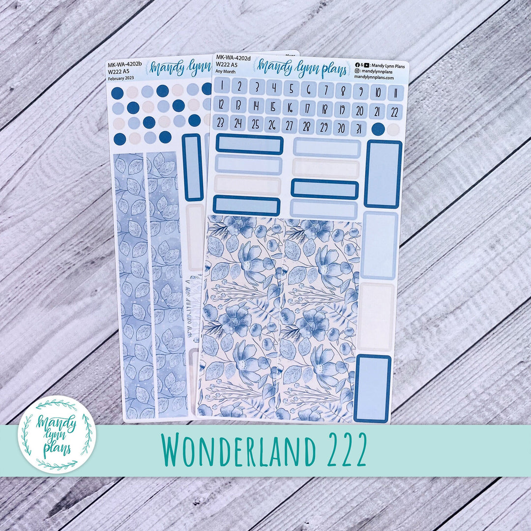 2024 Any Month Wonderland 222 Monthly Kit || Blue Blooms || 202