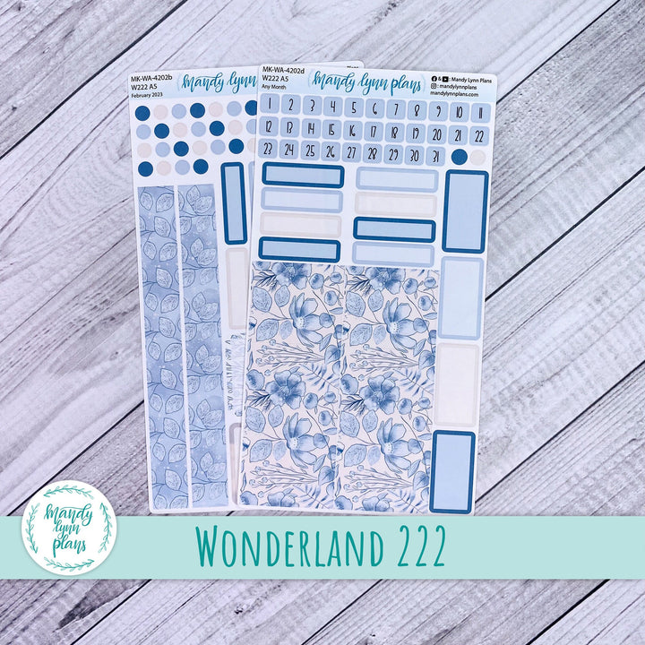 2024 Any Month Wonderland 222 Monthly Kit || Blue Blooms || 202