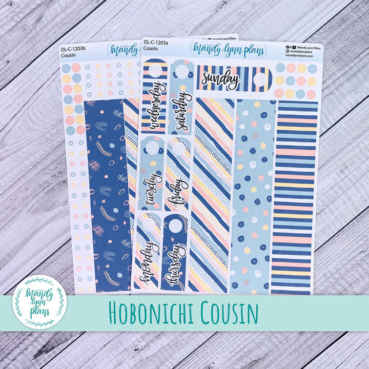 Hobonichi Cousin Daily Kit || Pastel Abstract || DL-C-1203