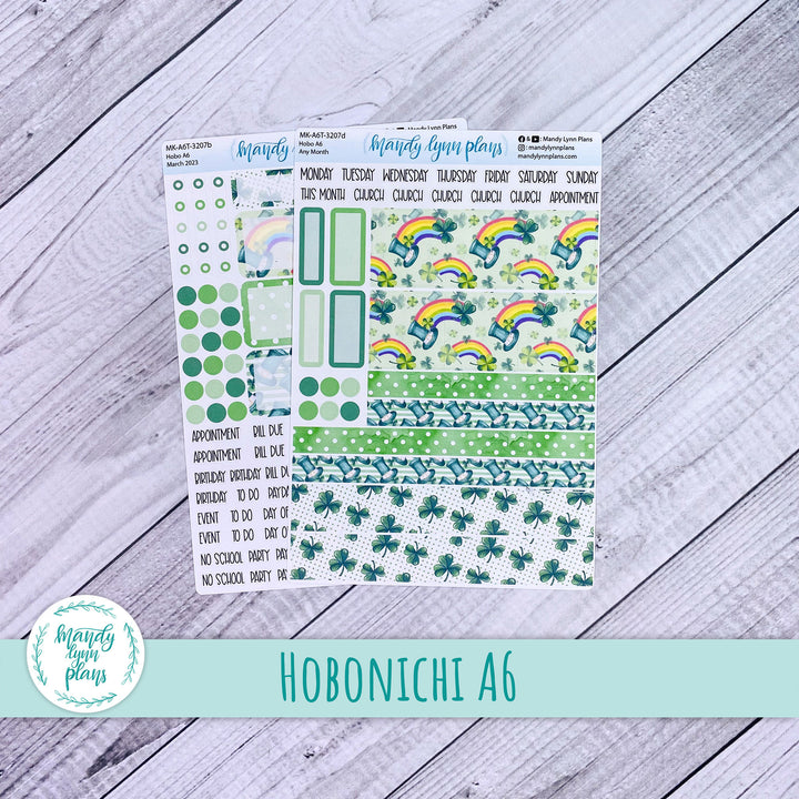 Any Month Hobonichi A6 Monthly Kit || St Patrick's Day || MK-A6T-3207