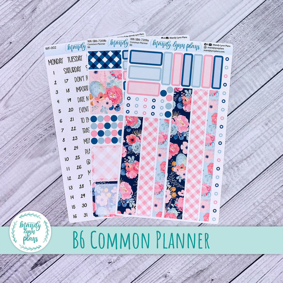 B6 Common Planner Weekly Kit || Succulent Bouquets || WK-SB6-7209