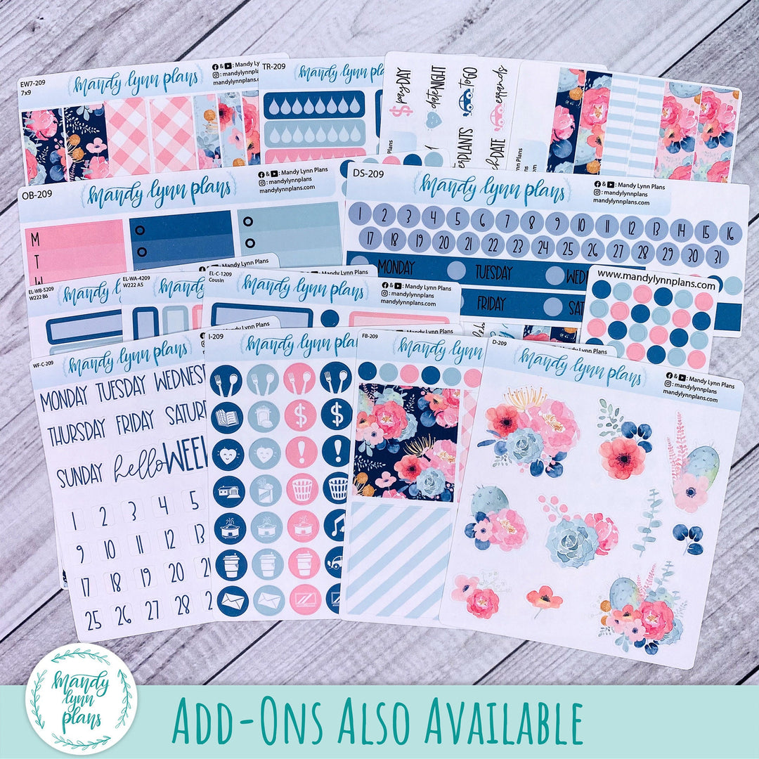 B6 Common Planner Daily Kit || Succulent Bouquets || DL-SB6-7209