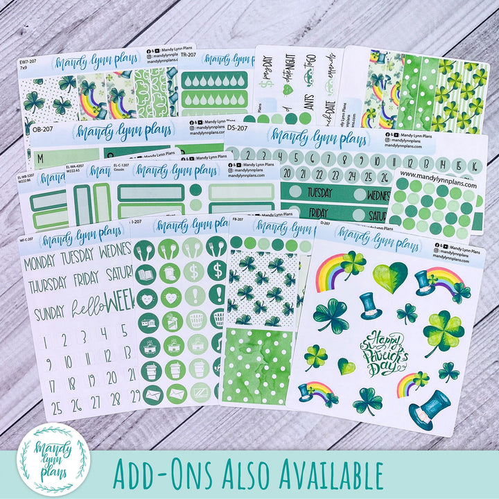 March B6 Common Planner Dashboard || St Patrick's Day || R-SB6-7207