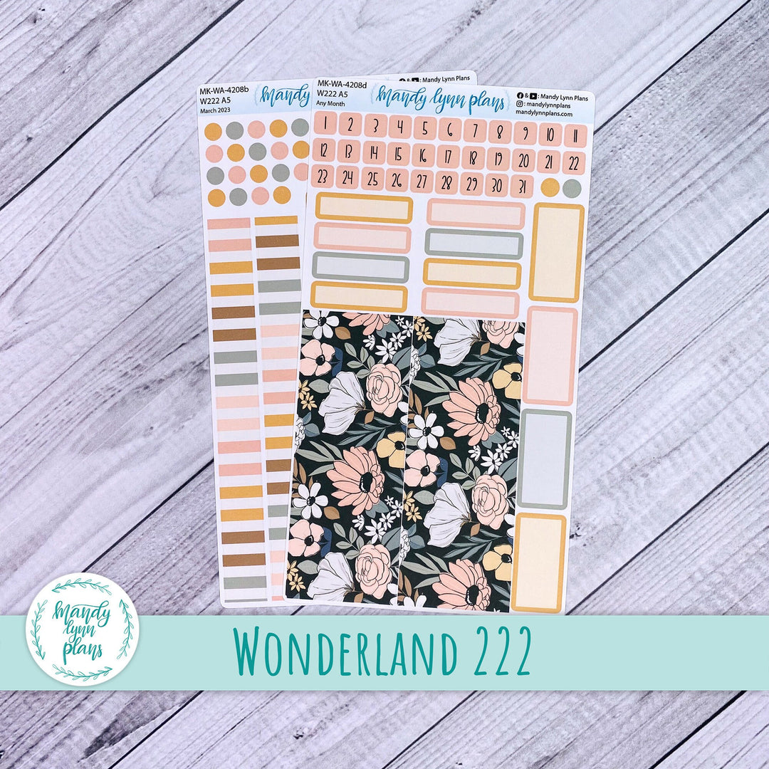 2024 Any Month Wonderland 222 Monthly Kit || Boho Floral || 208