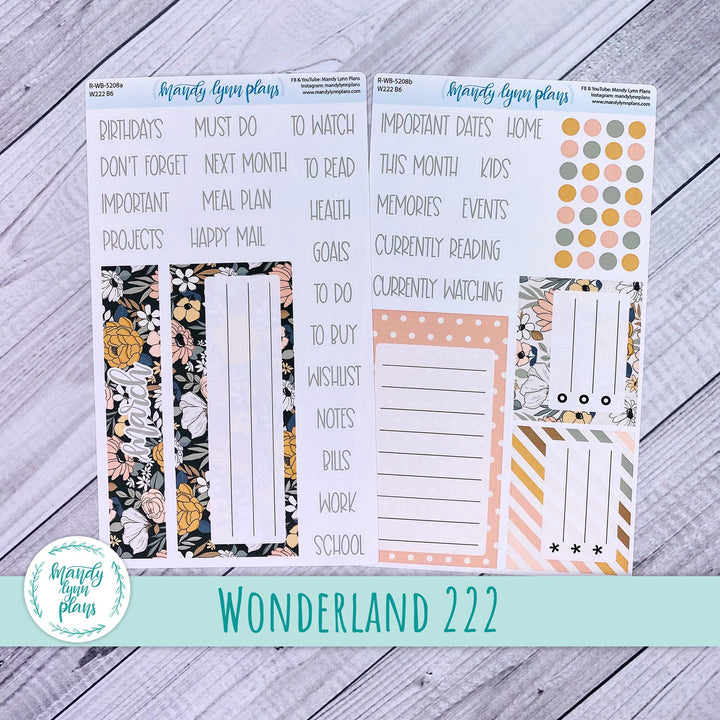 March Wonderland 222 Dashboard || Boho Floral || 208