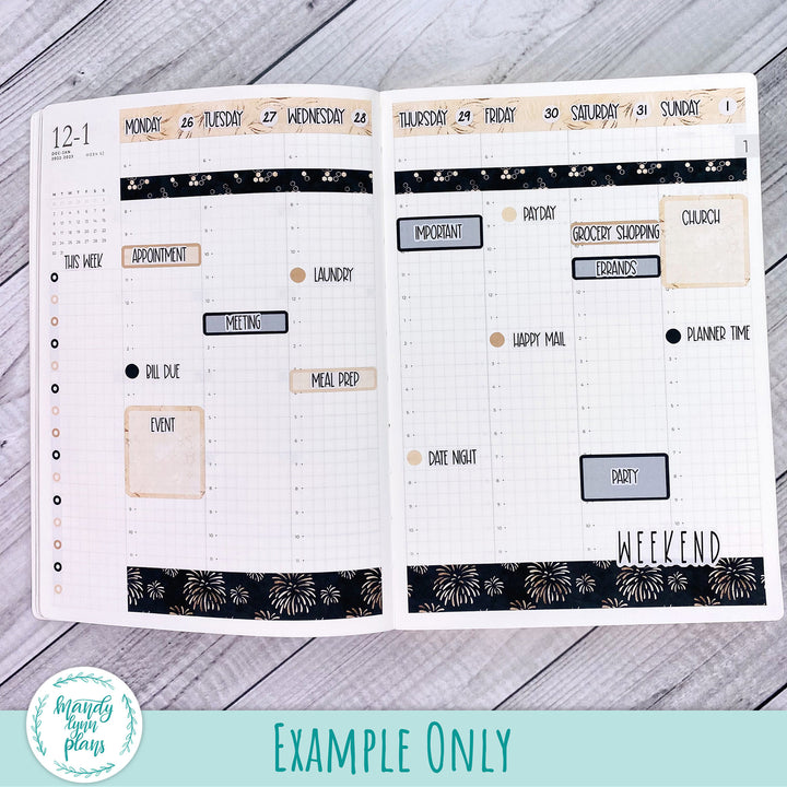B6 Common Planner Weekly Kit || Pastel Abstract || WK-SB6-7203