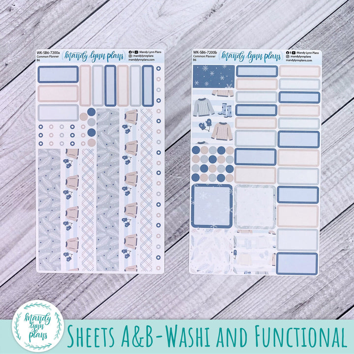 B6 Common Planner Weekly Kit || Stay Warm || WK-SB6-7200