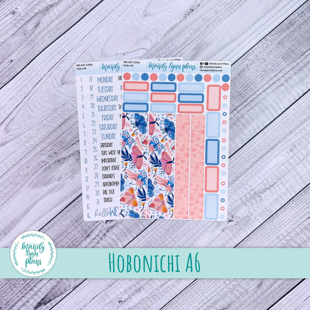 Hobonichi A6 Weekly Kit || Spring Moths || WK-A6T-3206