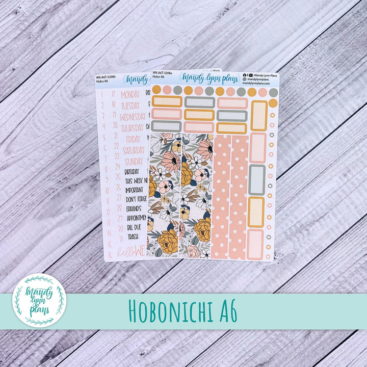 Hobonichi A6 Weekly Kit || Boho Floral || WK-A6T-3208