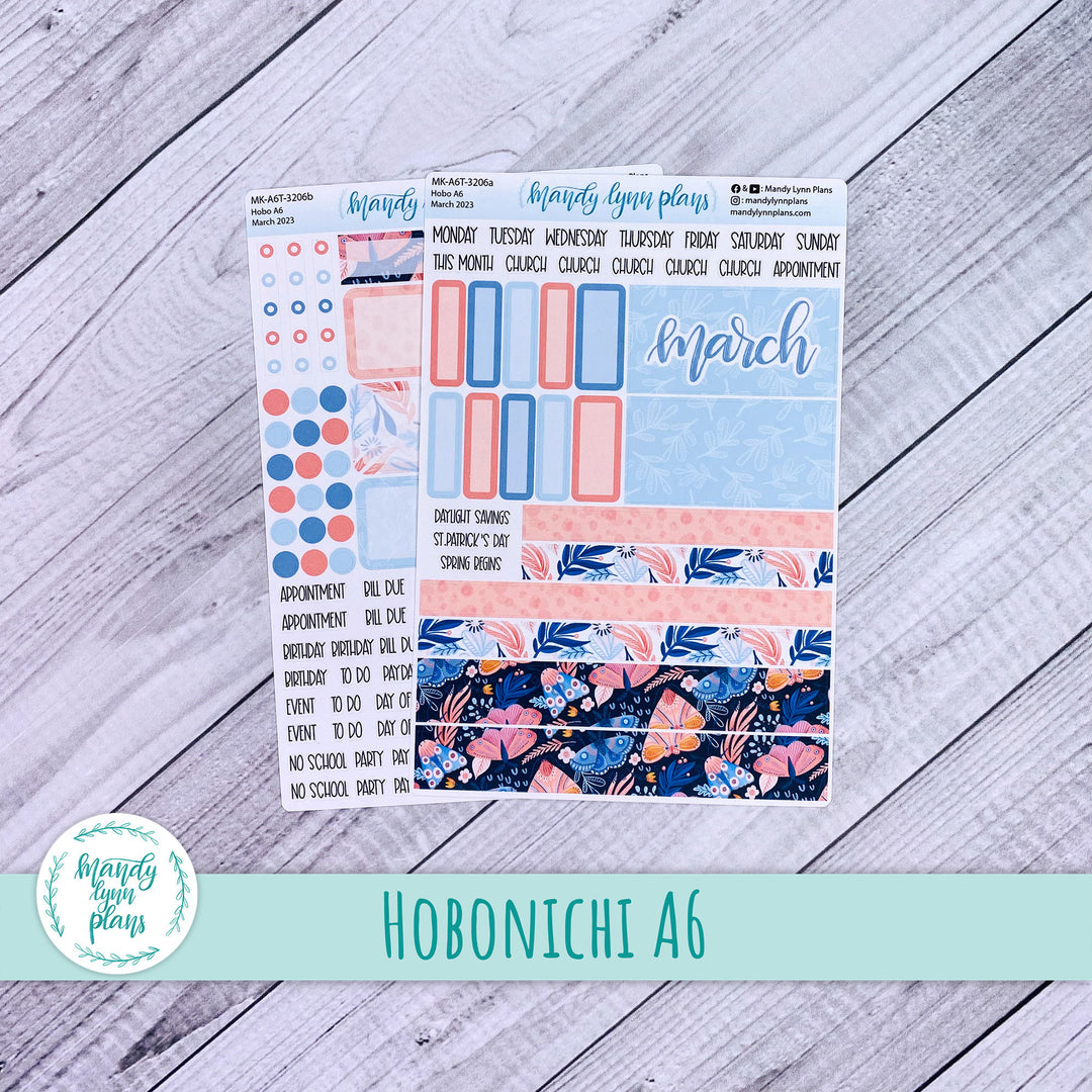 Hobonichi A6 March 2023 Monthly Kit || Spring Moths || MK-A6T-3206