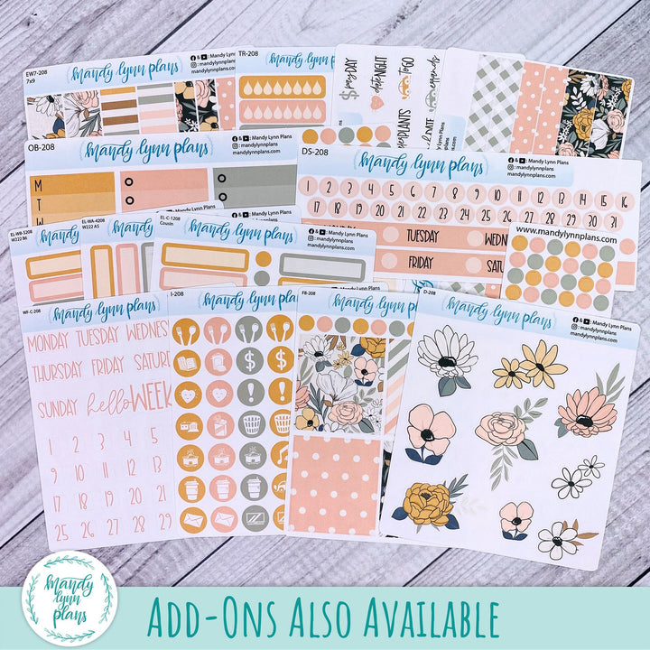 Any Month Hobonichi Weeks Monthly Kit || Boho Floral || MK-W-2208