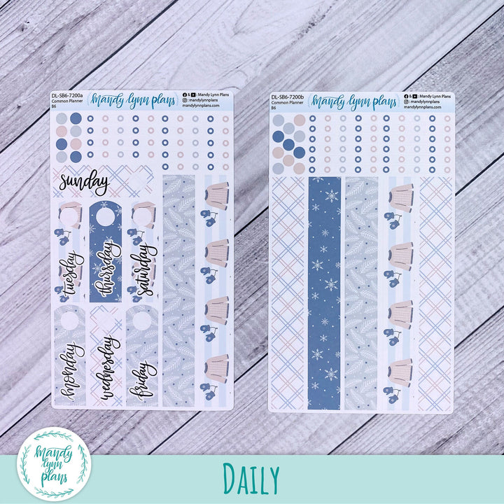 B6 Common Planner Daily Kit || Stay Warm || DL-SB6-7200