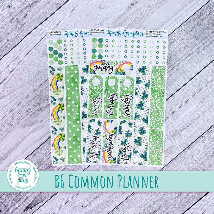 B6 Common Planner Daily Kit || St Patrick's Day || DL-SB6-7207