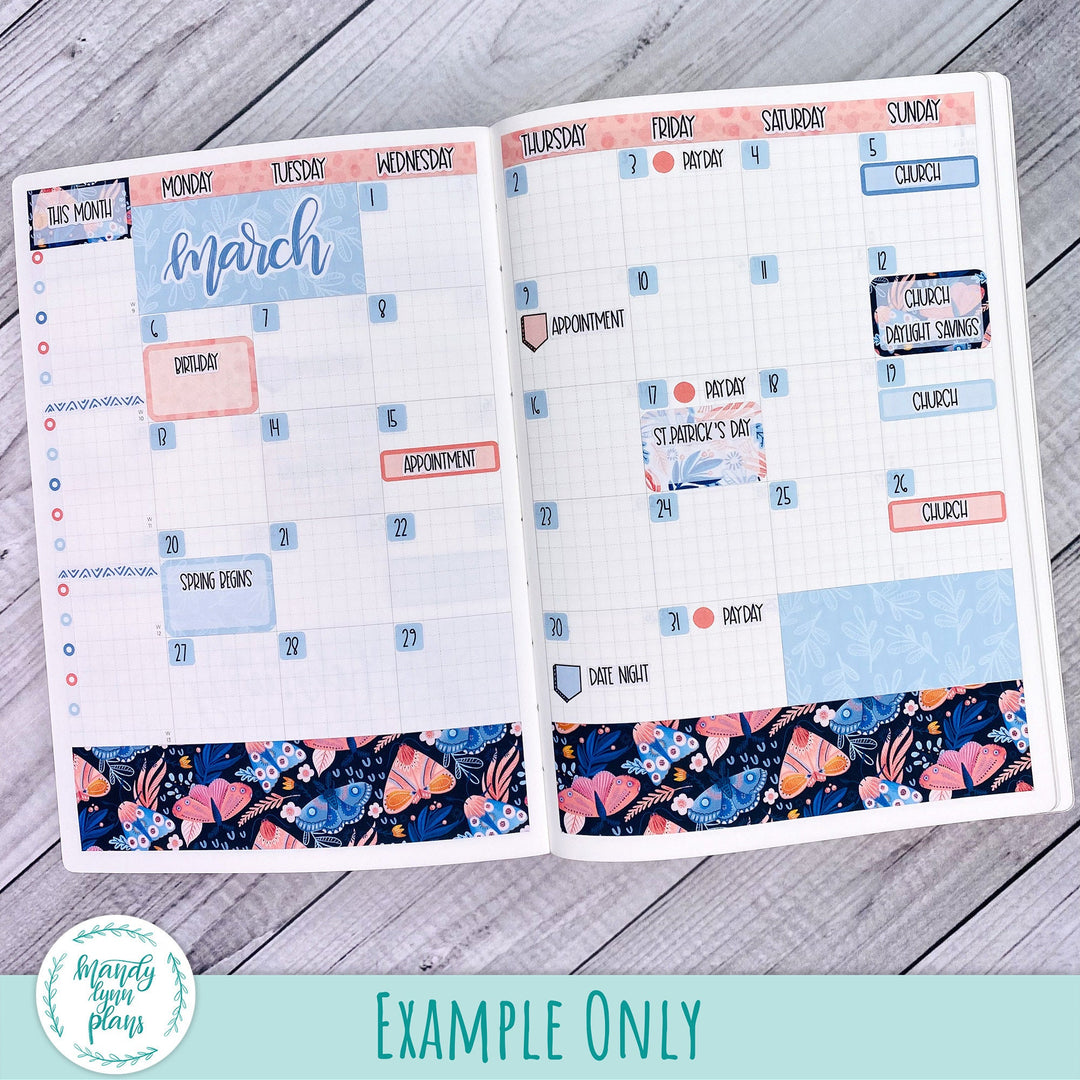 March 2023 B6 Common Planner Monthly Kit || St Patrick's Day || MK-SB6-7207