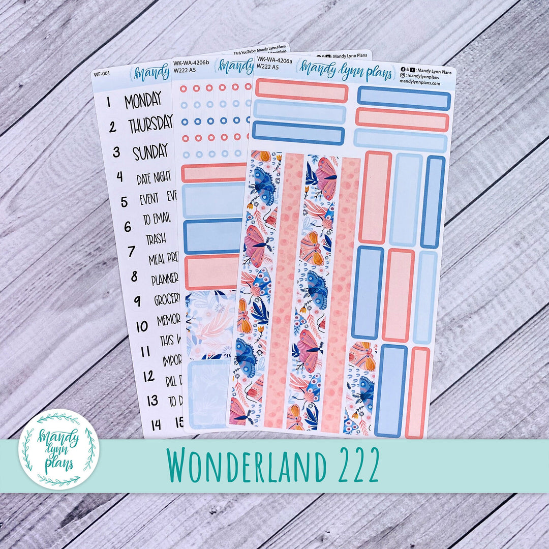 2024  Wonderland 222 Weekly Kit || Spring Moths || 206