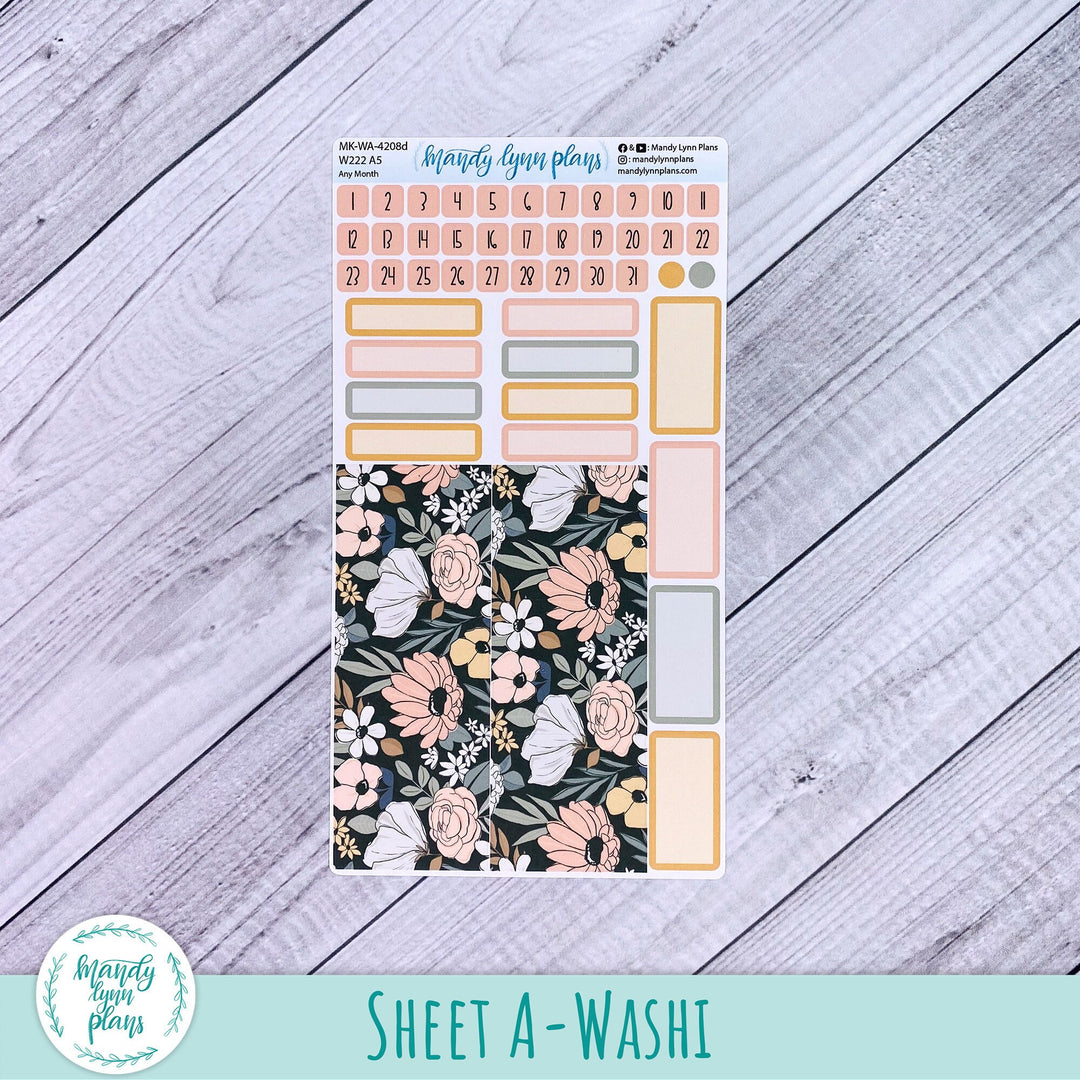 2024 Any Month Wonderland 222 Monthly Kit || Boho Floral || 208