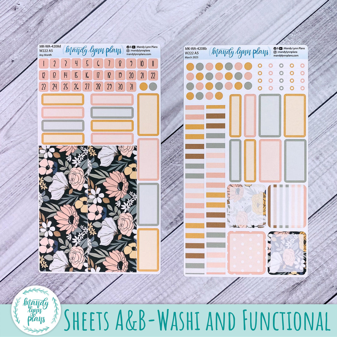 2024 Any Month Wonderland 222 Monthly Kit || Boho Floral || 208