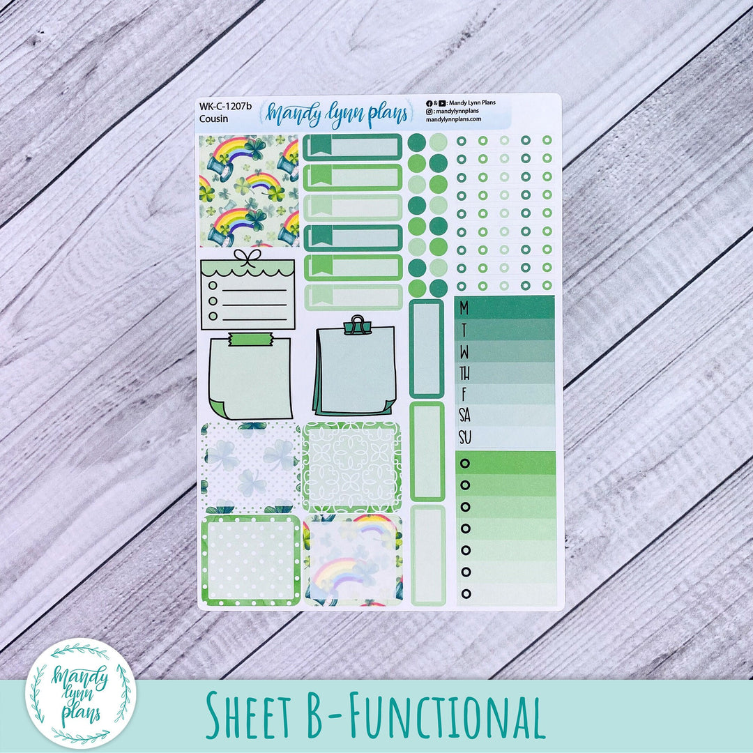 Hobonichi Cousin Weekly Kit || St Patrick's Day || WK-C-1207