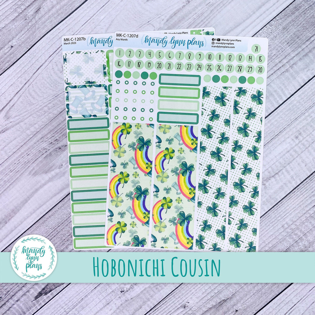 Any Month Hobonichi Cousin Monthly Kit || St Patrick's Day || MK-C-1207