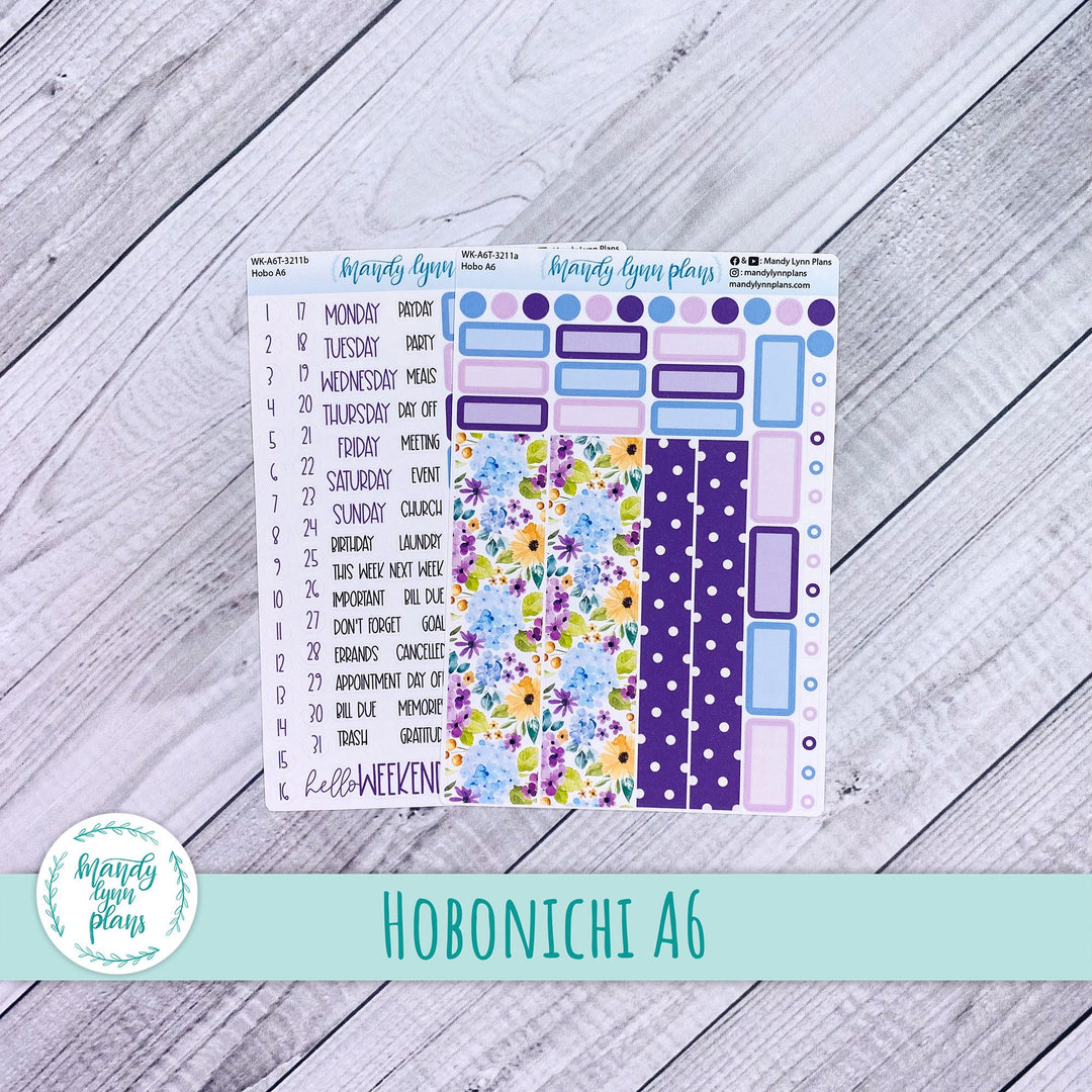 Hobonichi A6 Weekly Kit || Hydrangeas || WK-A6T-3211