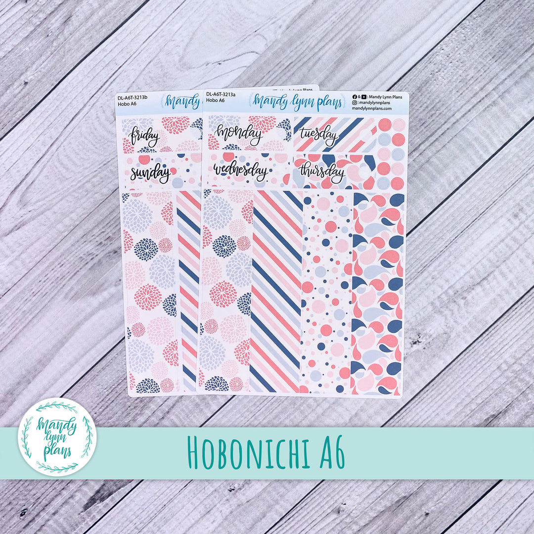 Hobonichi A6 Daily Kit || Pink and Gray Medley || DL-A6T-3213