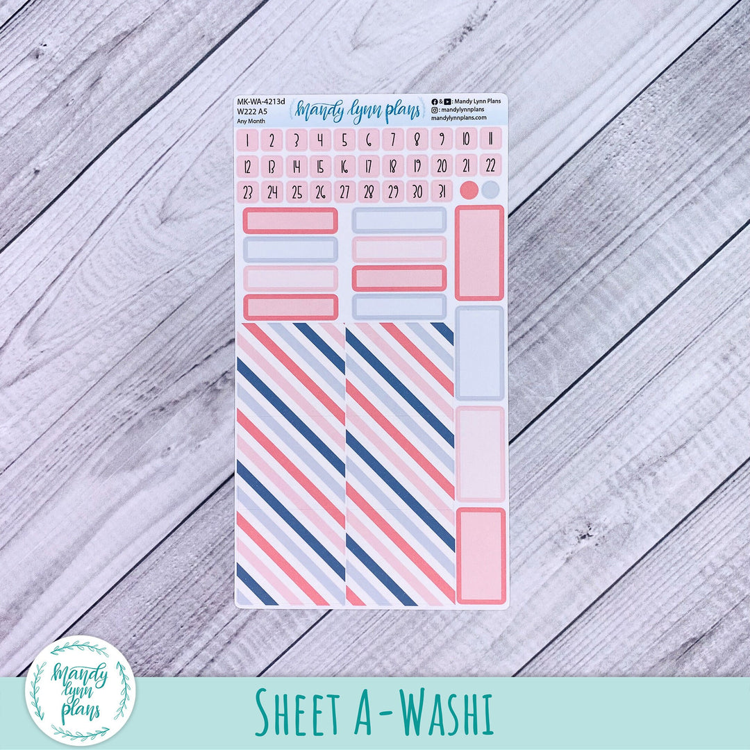 Any Month Wonderland 222 Monthly Kit || Pink and Gray Medley || 213