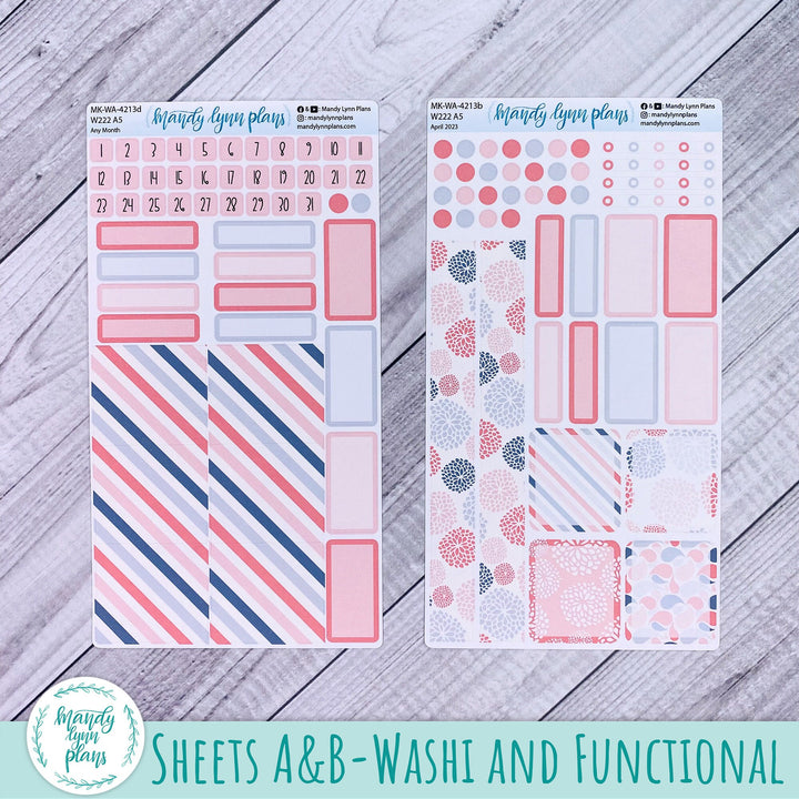 Any Month Wonderland 222 Monthly Kit || Pink and Gray Medley || 213