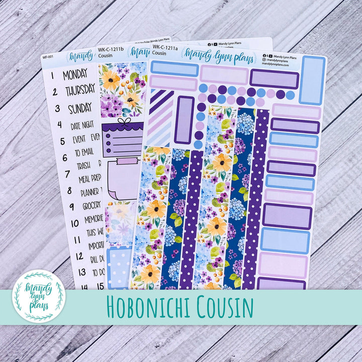 Hobonichi Cousin Weekly Kit || Hydrangeas || WK-C-1211