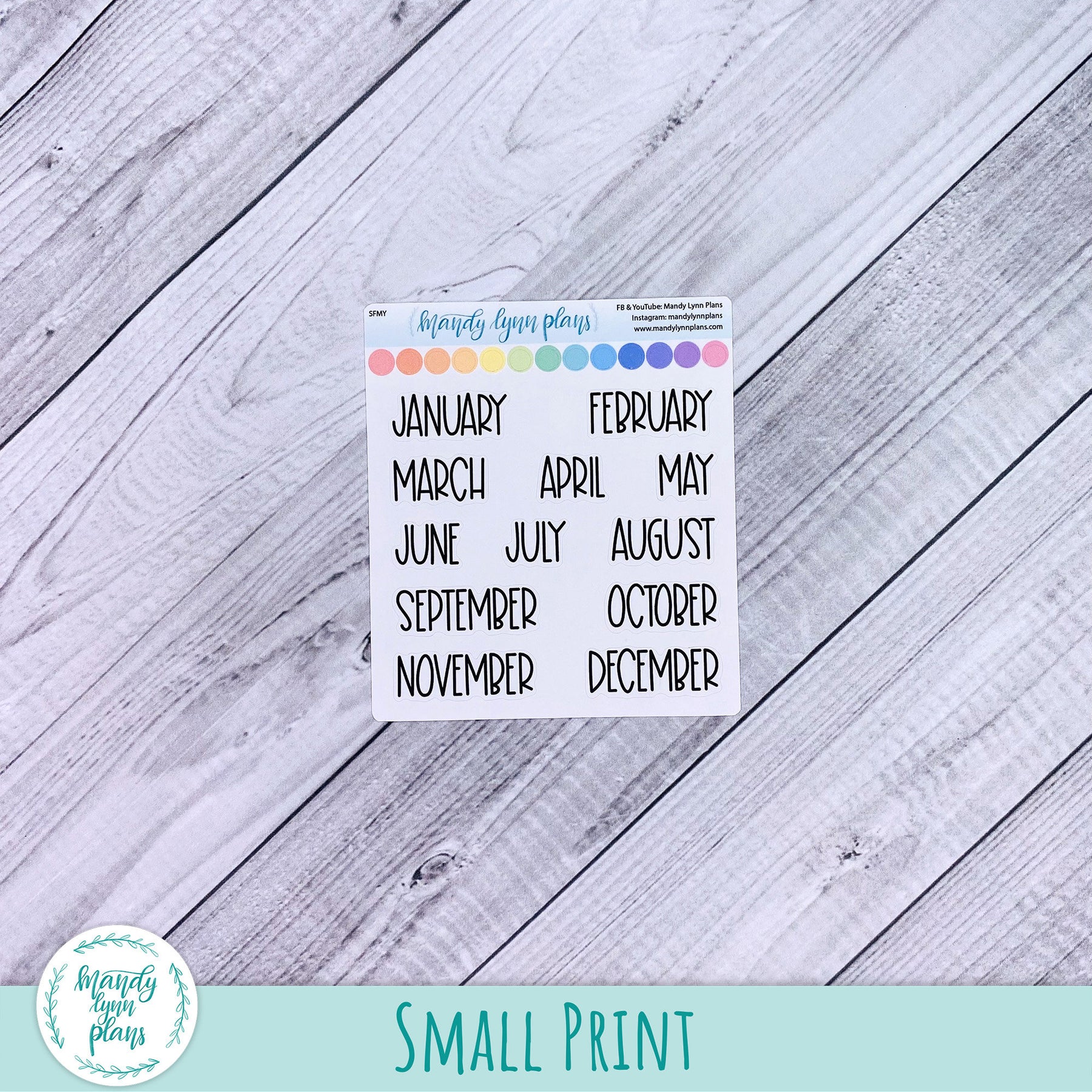 Month Script Months of the Year Scripts – Mandy Lynn Plans