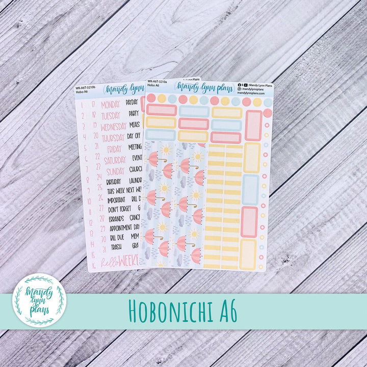 Hobonichi A6 Weekly Kit || April Showers || WK-A6T-3210