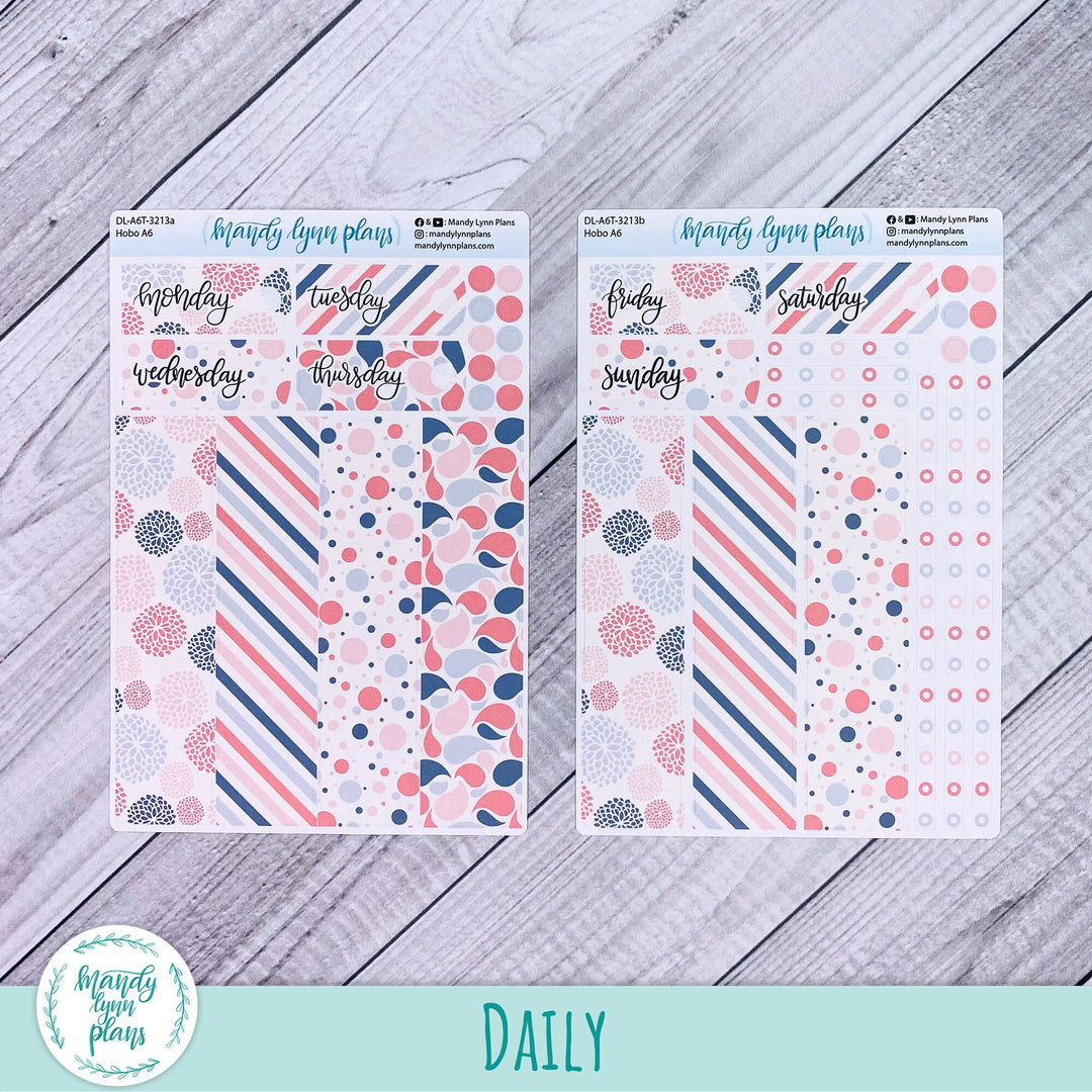 Hobonichi A6 Daily Kit || Pink and Gray Medley || DL-A6T-3213