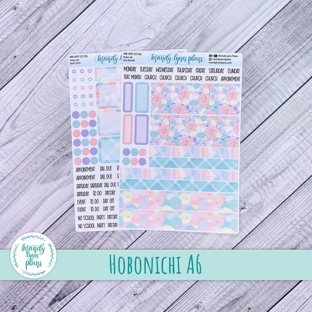 Any Month Hobonichi A6 Monthly Kit || Pastel Easter || MK-A6T-3212
