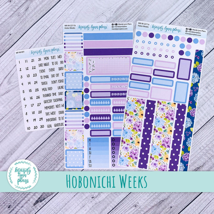 Hobonichi Weeks Weekly Kit || Hydrangeas || WK-W-2211