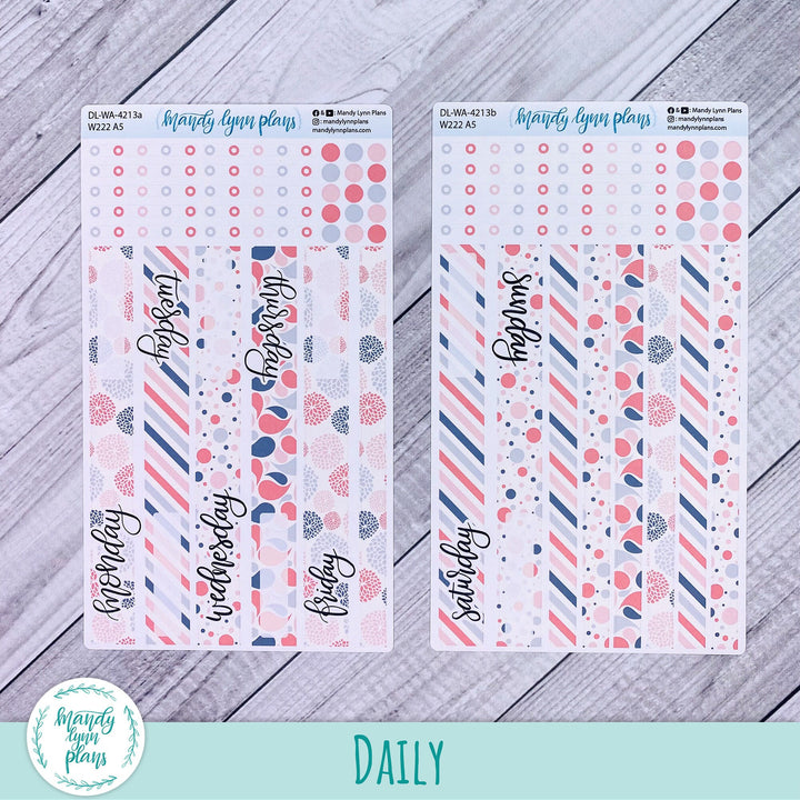 2024  Wonderland 222 Daily Kit || Pink and Gray Medley || 213