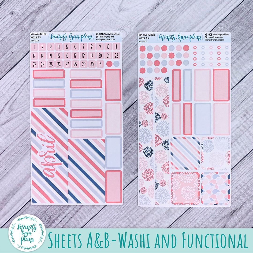 Wonderland 222 April 2023 Monthly Kit || Pink and Gray Medley || 213