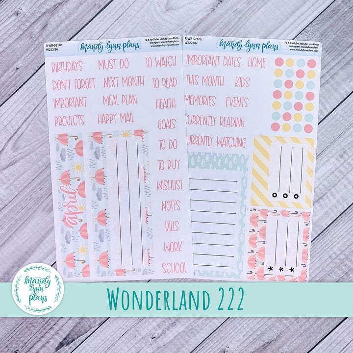 April Wonderland 222 Dashboard || April Showers || 210