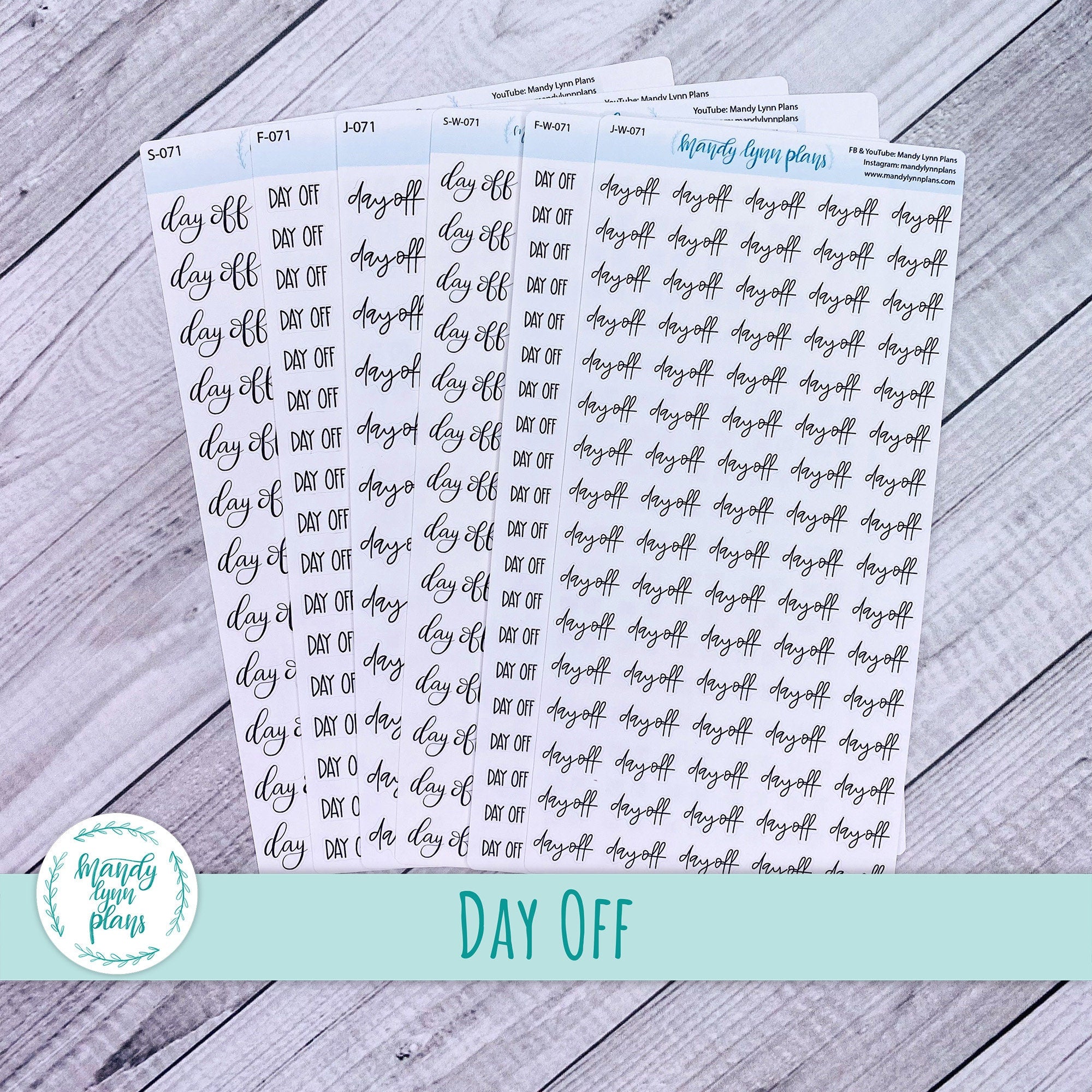 Day Off Scripts || 071 – Mandy Lynn Plans