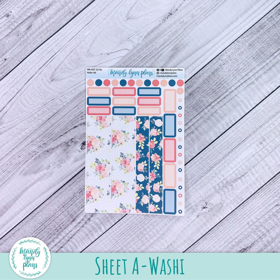 Hobonichi A6 Weekly Kit || Pretty Peonies || WK-A6T-3214
