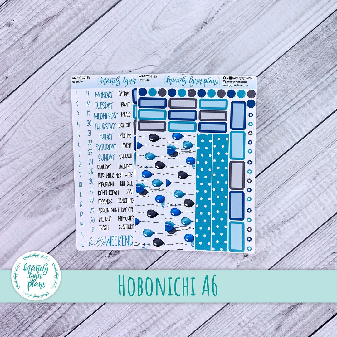 Hobonichi A6 Weekly Kit || Charming Balloons || WK-A6T-3218