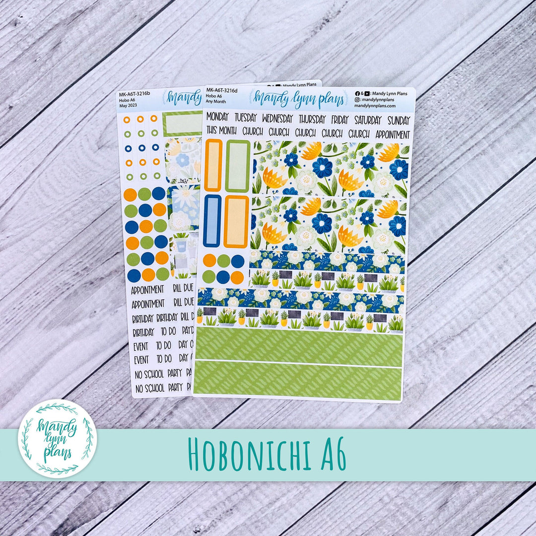 Any Month Hobonichi A6 Monthly Kit || In the Garden || MK-A6T-3216