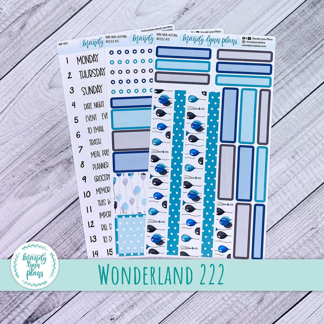 Wonderland 222 Weekly Kit || Charming Balloons || 218