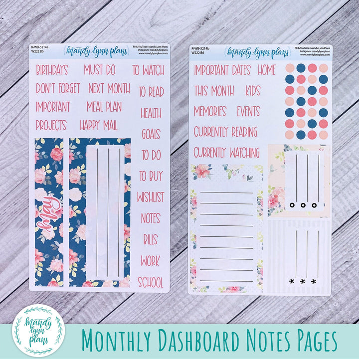 2024  May Wonderland 222 Dashboard || Pretty Peonies || 214