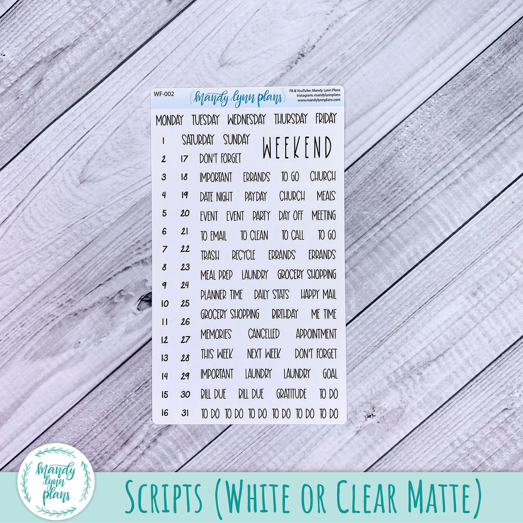 B6 Common Planner Weekly Kit || Cinco de Mayo || WK-SB6-7217