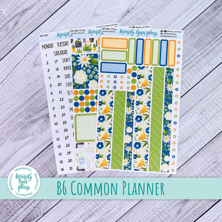 B6 Common Planner Weekly Kit || In the Garden || WK-SB6-7216