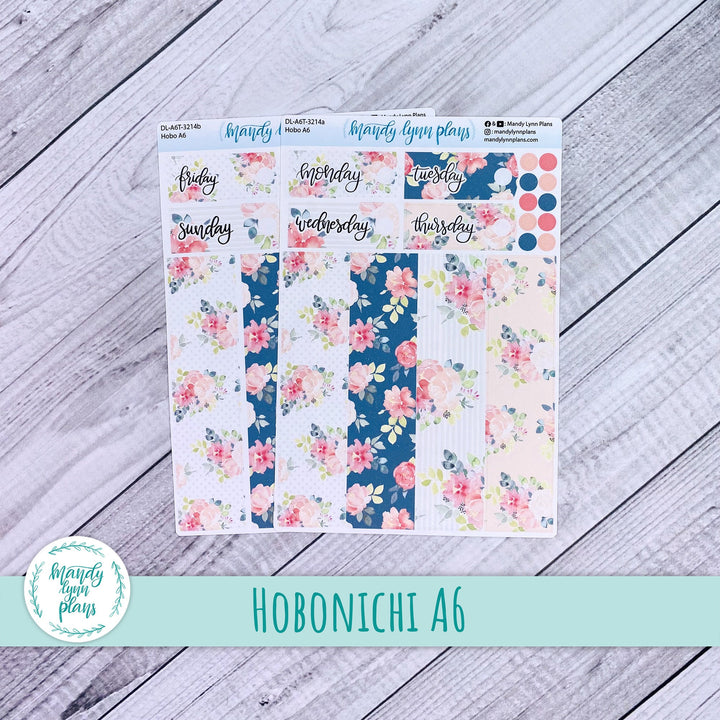Hobonichi A6 Daily Kit || Pretty Peonies || DL-A6T-3214